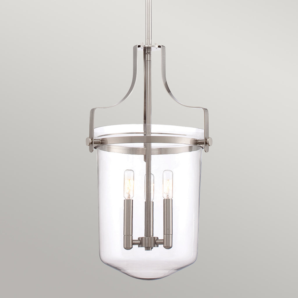 Pendelleuchte Penn Station (Nickel) 3x - Elstead Lighting