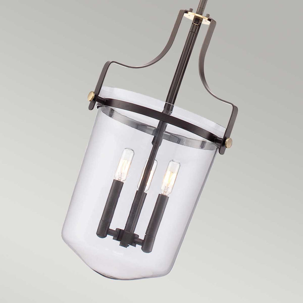 Pendelleuchte Penn Station (bronzefarben) 3x - Elstead Lighting