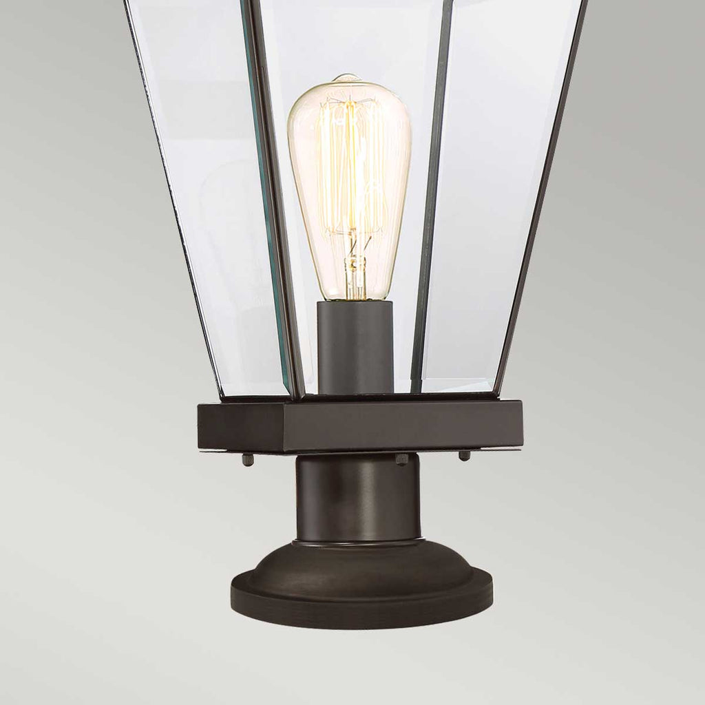 Außen-Sockelleuchte Ravine (bronzefarben) 1x - Elstead Lighting