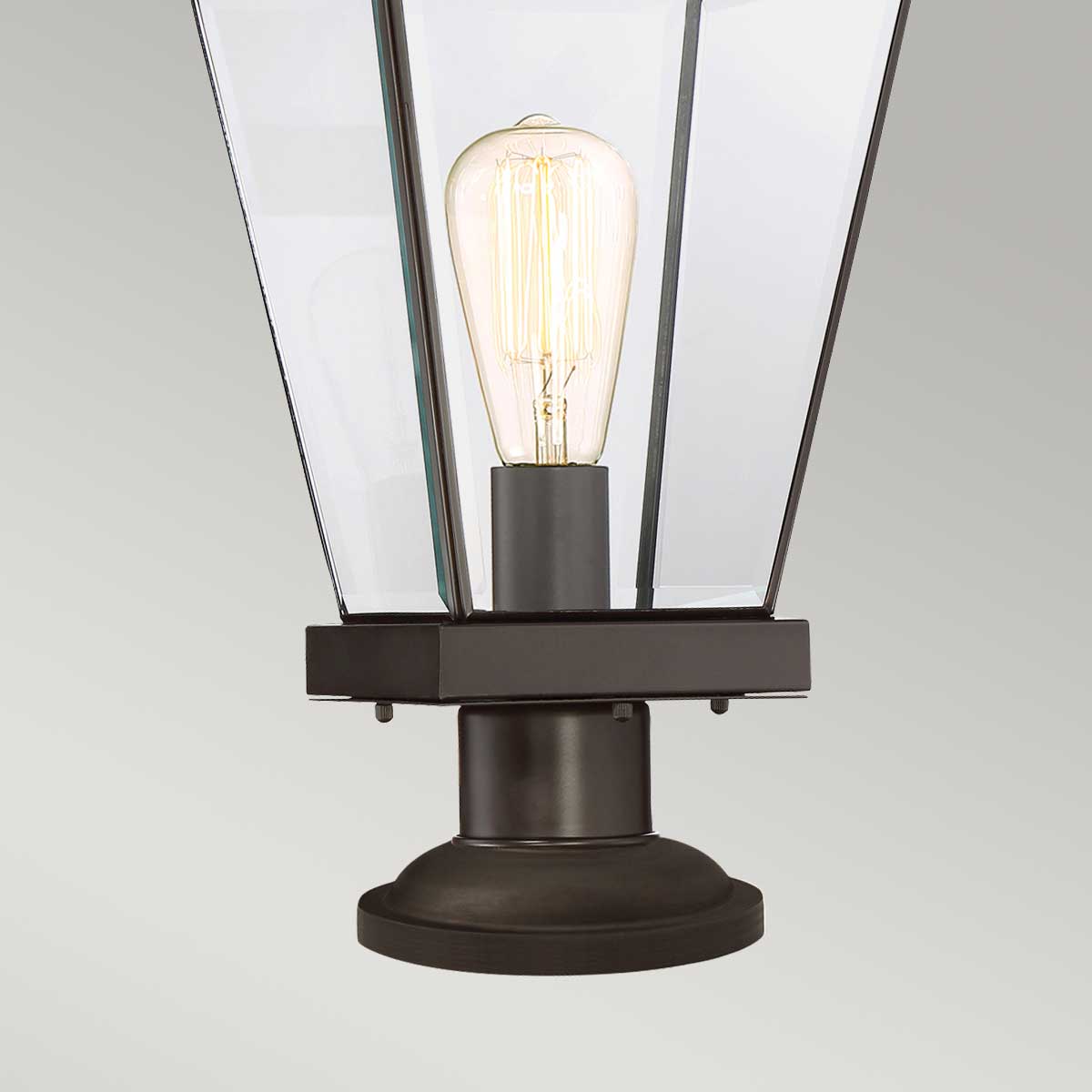 Außen-Sockelleuchte Ravine (bronzefarben) 1x - Elstead Lighting