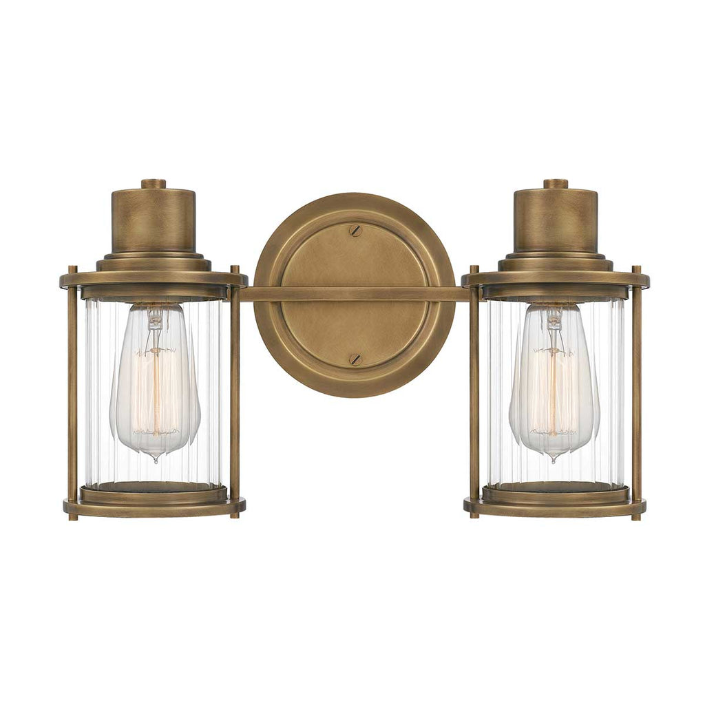 Bad-Wandleuchte Riggs (messingfarben) 2x - Elstead Lighting