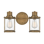 Bad-Wandleuchte Riggs (messingfarben) 2x - Elstead Lighting