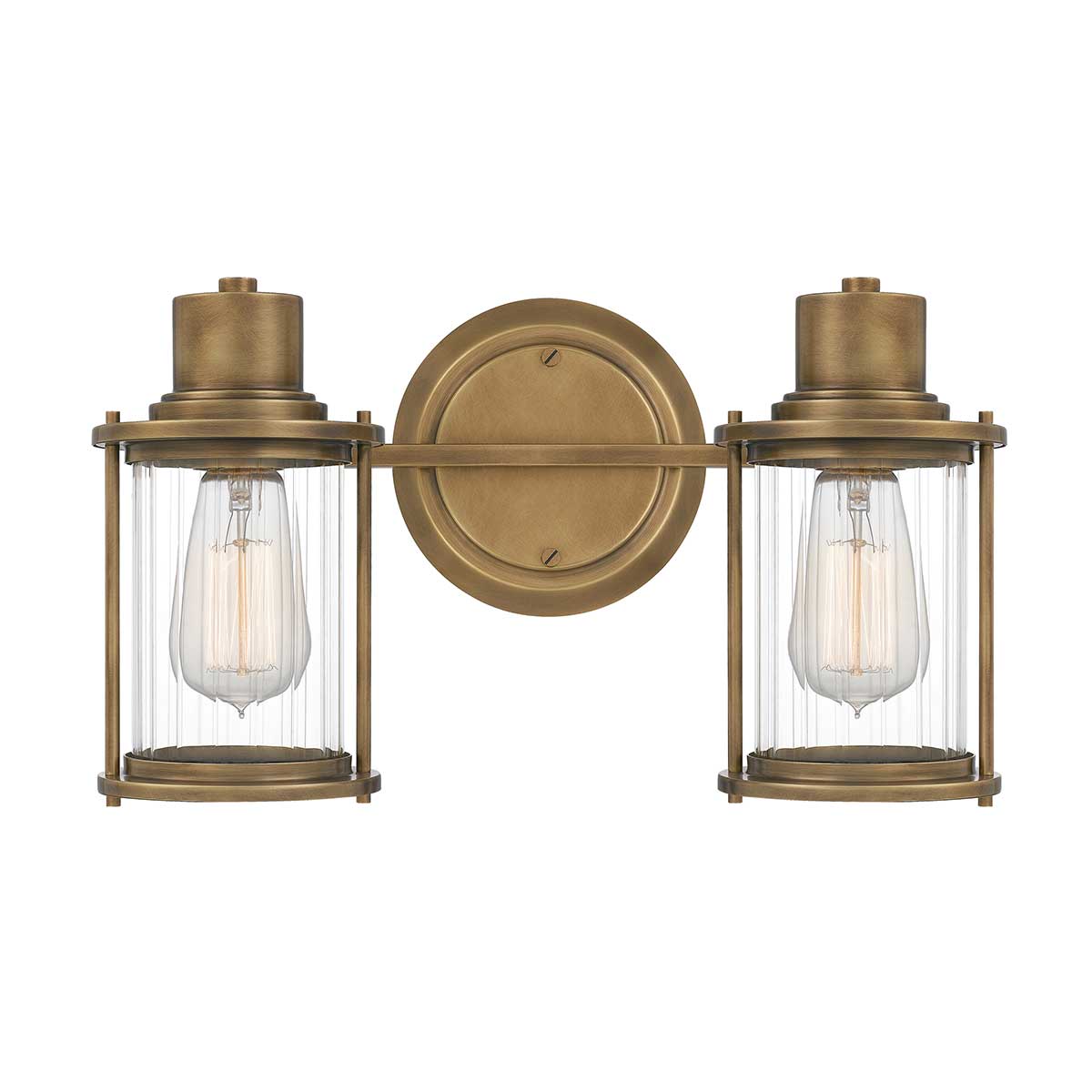 Bad-Wandleuchte Riggs (messingfarben) 2x - Elstead Lighting