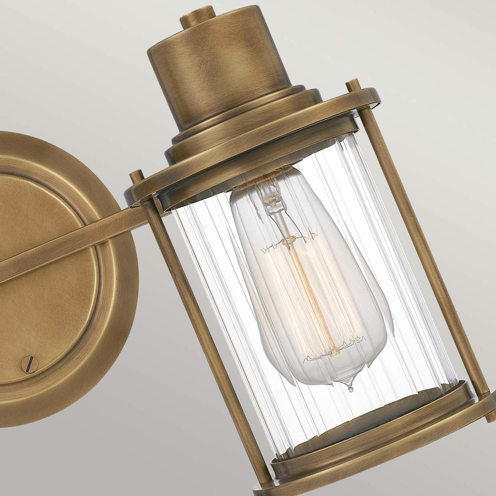 Bad-Wandleuchte Riggs (messingfarben) 2x - Elstead Lighting