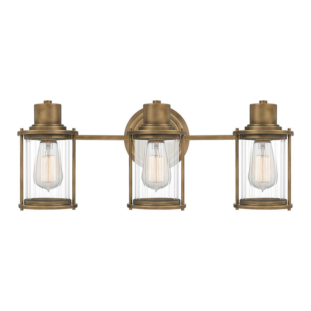 Bad-Wandleuchte Riggs (messingfarben) 3x - Elstead Lighting