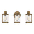 Bad-Wandleuchte Riggs (messingfarben) 3x - Elstead Lighting