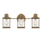 Bad-Wandleuchte Riggs (messingfarben) 3x - Elstead Lighting