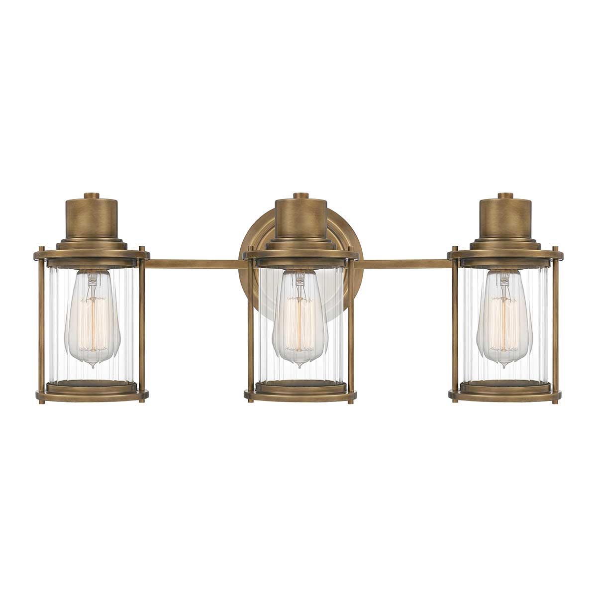 Bad-Wandleuchte Riggs (messingfarben) 3x - Elstead Lighting