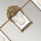 Bad-Wandleuchte Riggs (messingfarben) 3x - Elstead Lighting