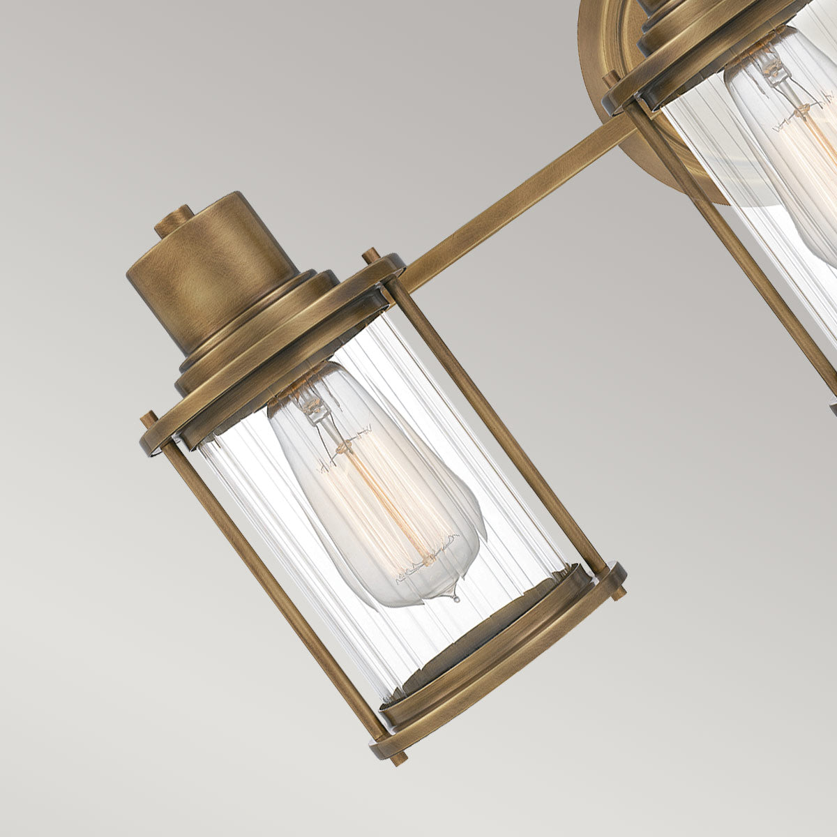 Bad-Wandleuchte Riggs (messingfarben) 3x - Elstead Lighting
