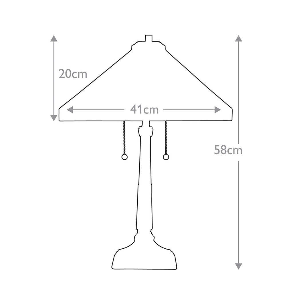 Tischleuchte Stephen (schwarz) 2x - Elstead Lighting