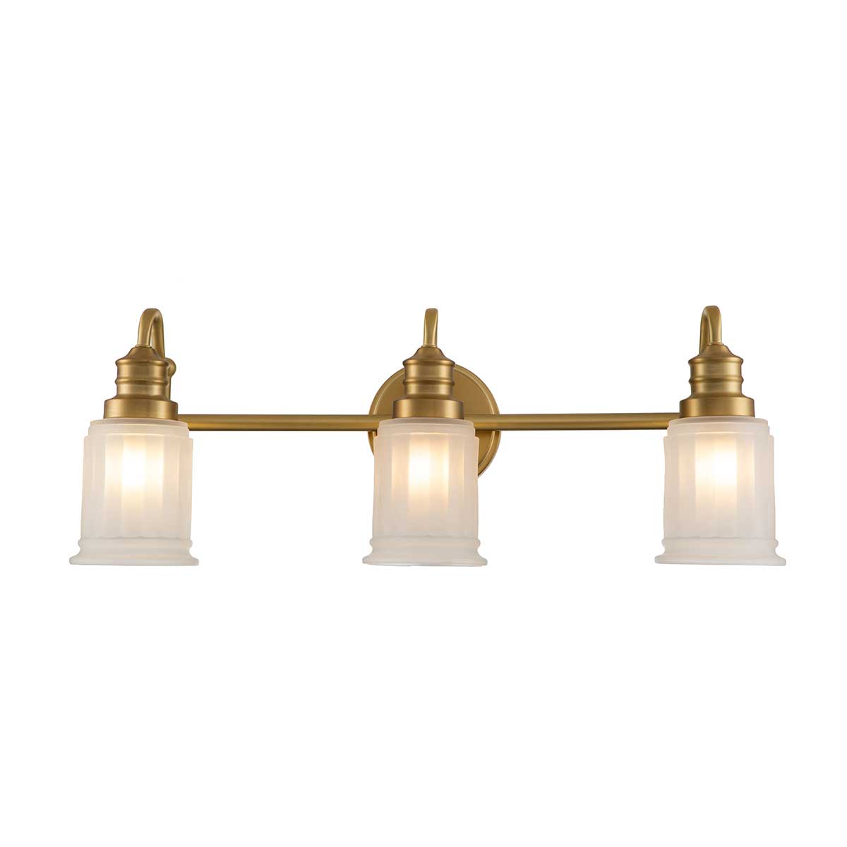 Bad-Wandleuchte Swell (messingfarben) 3x - Elstead Lighting