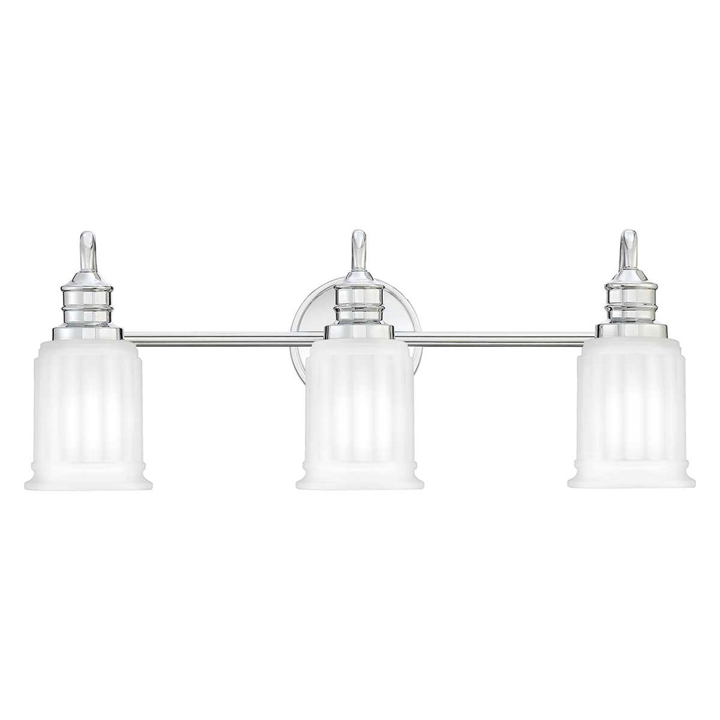 Bad-Wandleuchte Swell (verchromt) 3x - Elstead Lighting