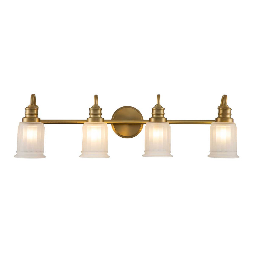 Bad-Wandleuchte Swell (messingfarben) 4x - Elstead Lighting