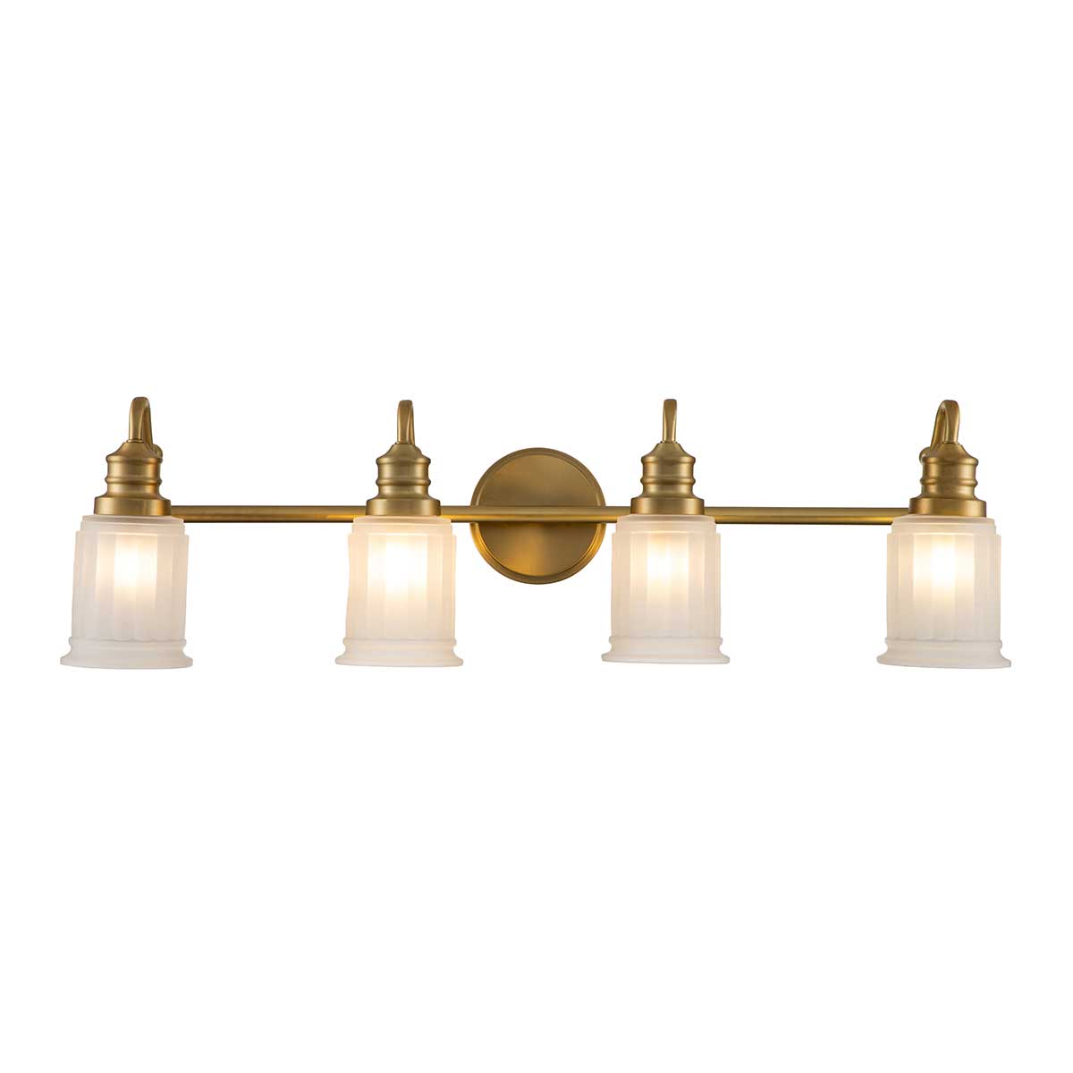 Bad-Wandleuchte Swell (messingfarben) 4x - Elstead Lighting