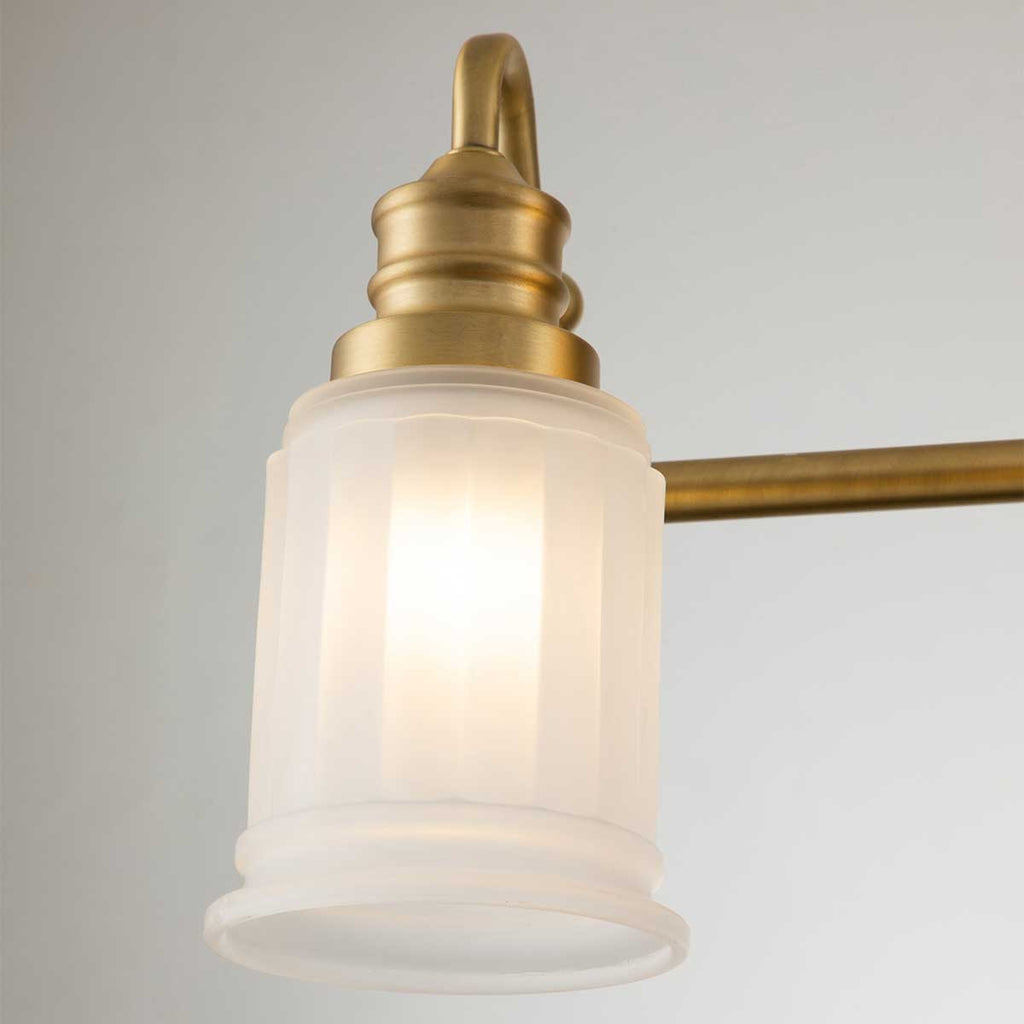 Bad-Wandleuchte Swell (messingfarben) 4x - Elstead Lighting