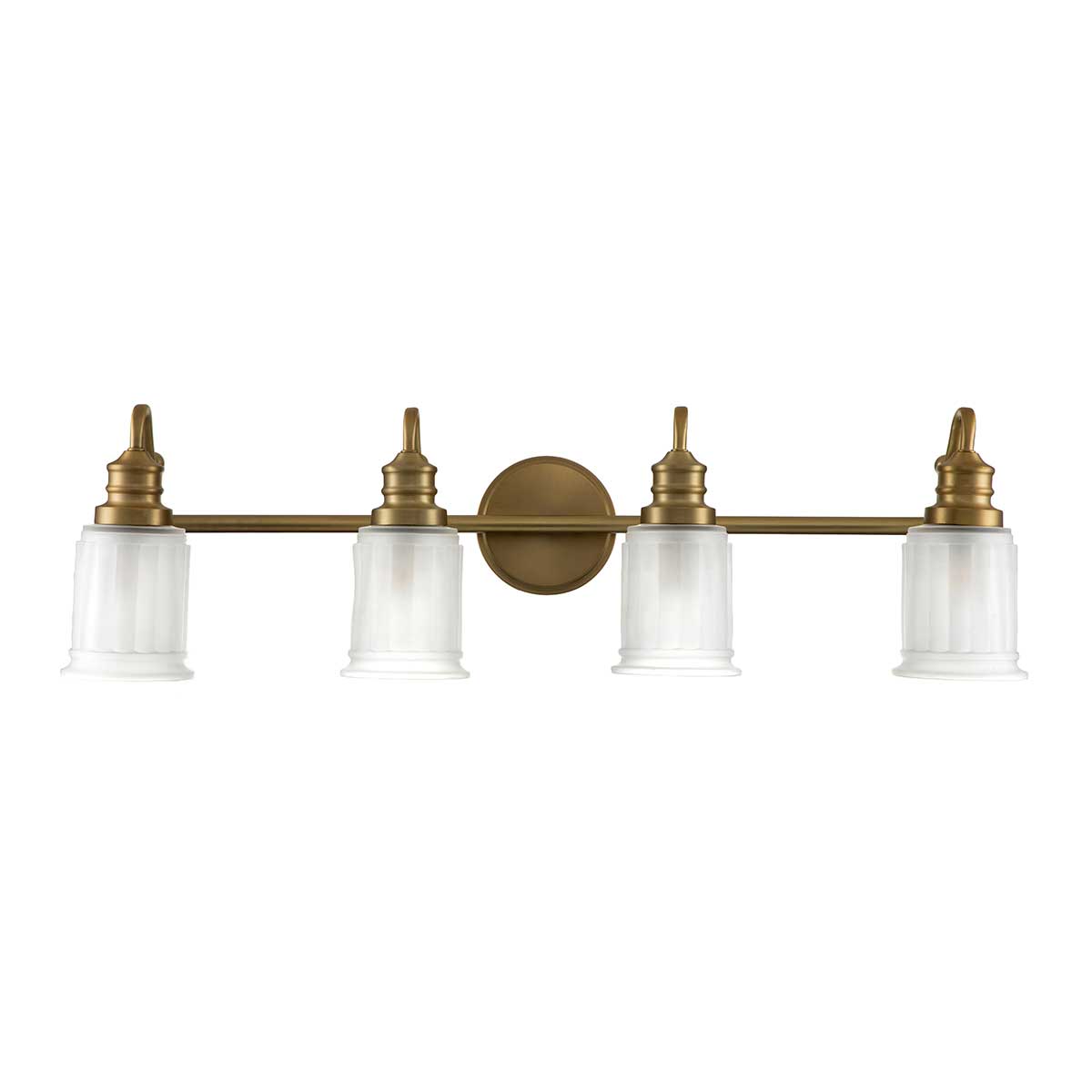 Bad-Wandleuchte Swell (messingfarben) 4x - Elstead Lighting