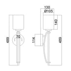 Bad-Wandleuchte Taylor (verchromt) 1x - Elstead Lighting