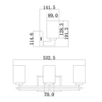 Bad-Wandleuchte Taylor (verchromt) 3x - Elstead Lighting