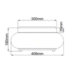 Deckenleuchte Trilogy (Nickel) 3x - Elstead Lighting