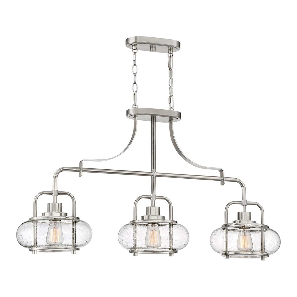 Pendelleuchte Trilogy (Nickel) 3x - Elstead Lighting