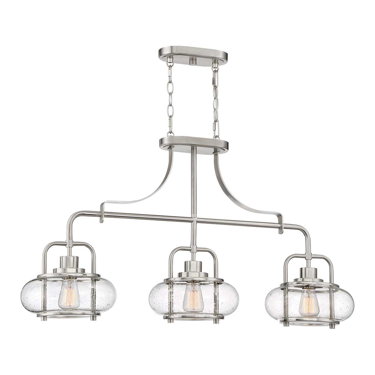 Pendelleuchte Trilogy (Nickel) 3x - Elstead Lighting