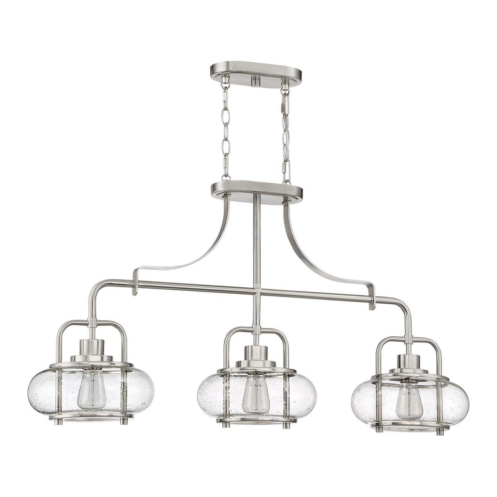 Pendelleuchte Trilogy (Nickel) 3x - Elstead Lighting