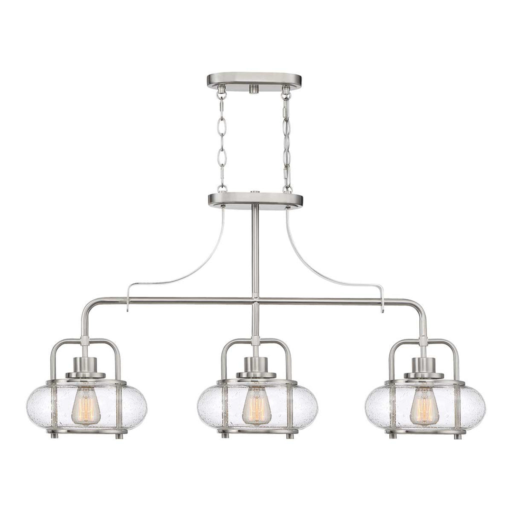 Pendelleuchte Trilogy (Nickel) 3x - Elstead Lighting