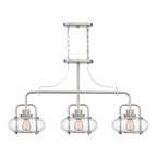 Pendelleuchte Trilogy (Nickel) 3x - Elstead Lighting