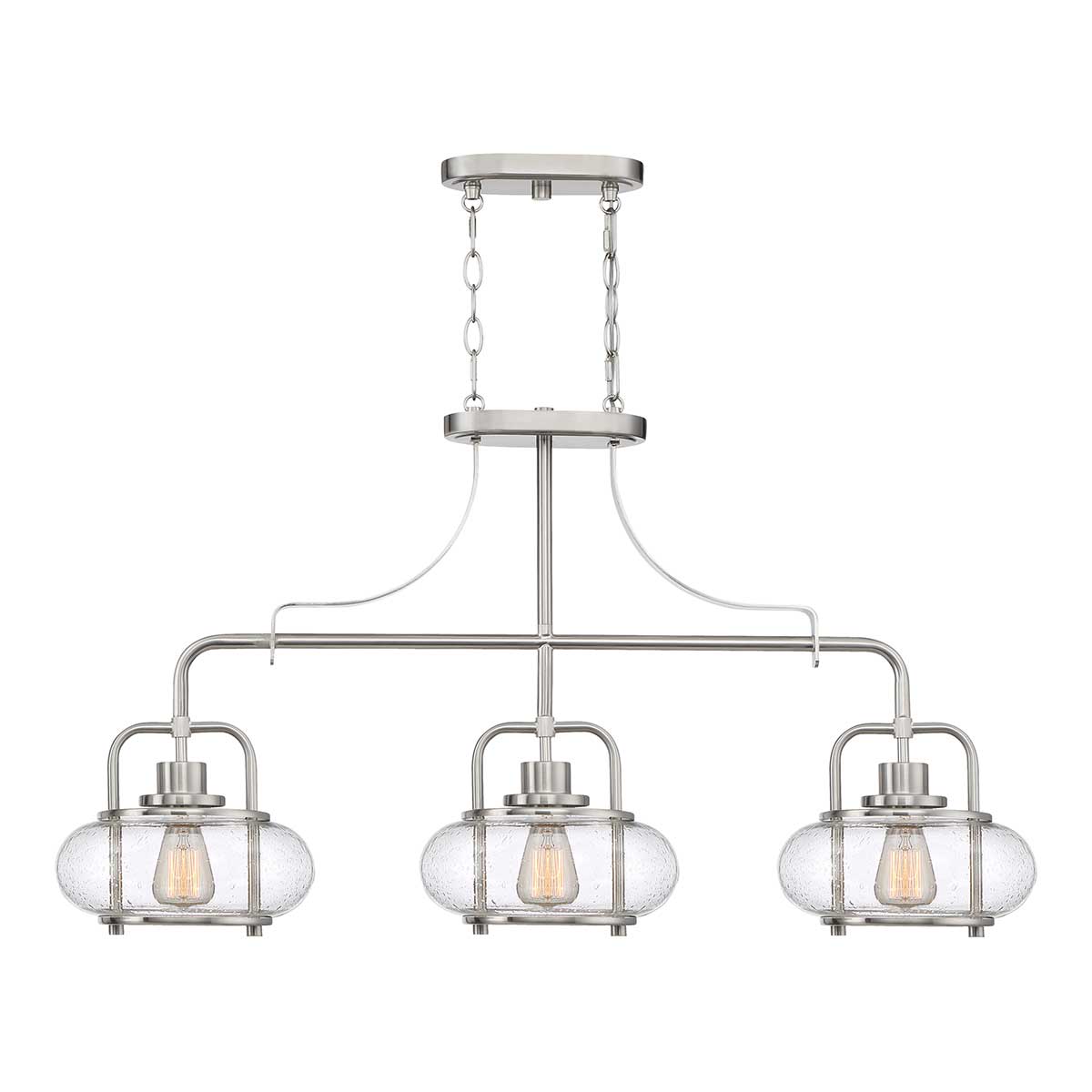 Pendelleuchte Trilogy (Nickel) 3x - Elstead Lighting