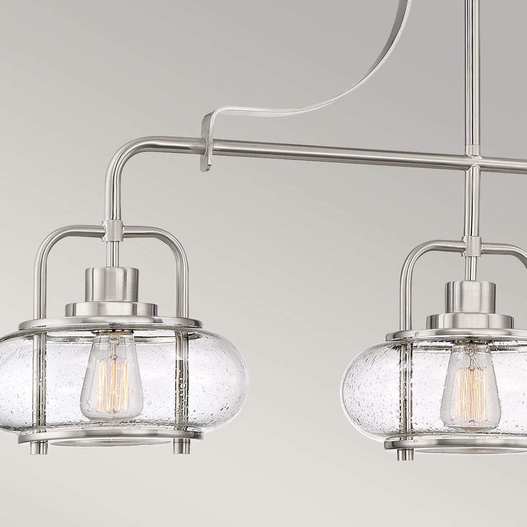 Pendelleuchte Trilogy (Nickel) 3x - Elstead Lighting