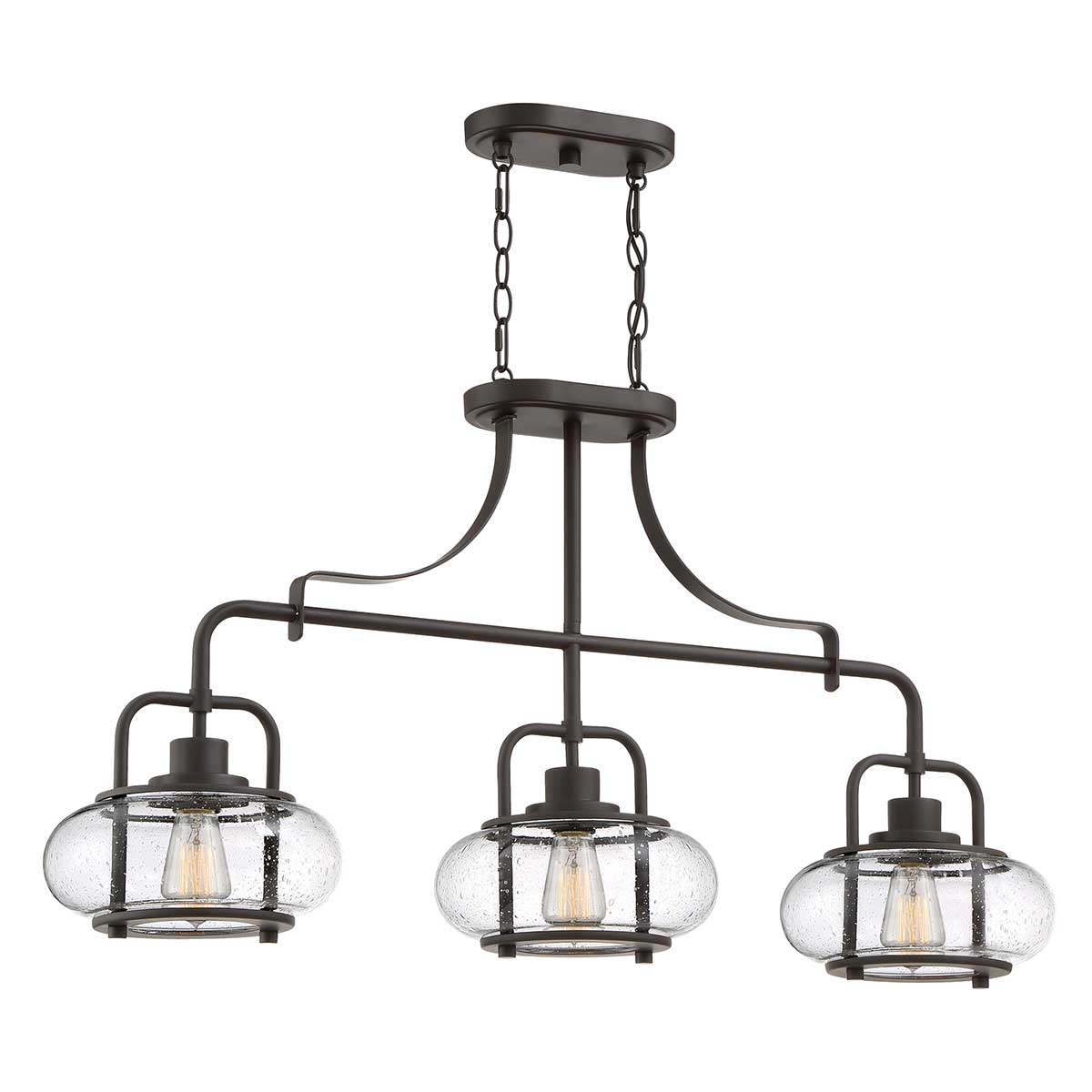 Pendelleuchte Trilogy (bronzefarben) 3x - Elstead Lighting