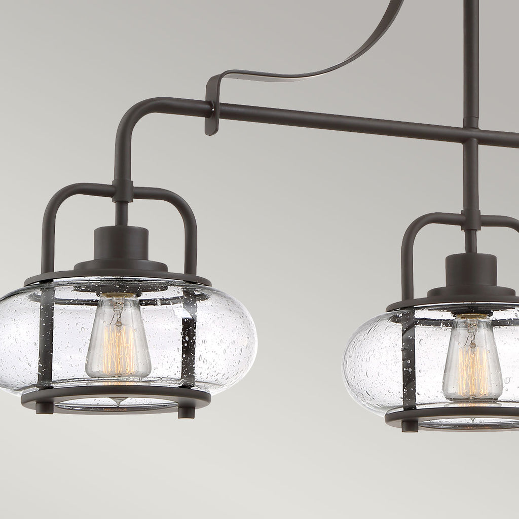 Pendelleuchte Trilogy (bronzefarben) 3x - Elstead Lighting