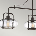 Pendelleuchte Trilogy (bronzefarben) 3x - Elstead Lighting