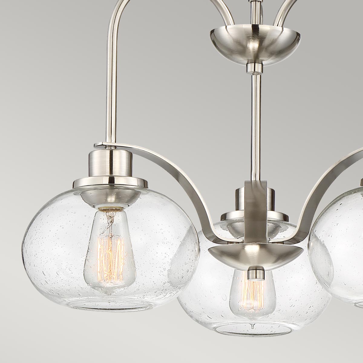 Pendelleuchte Trilogy (Nickel) 3x - Elstead Lighting