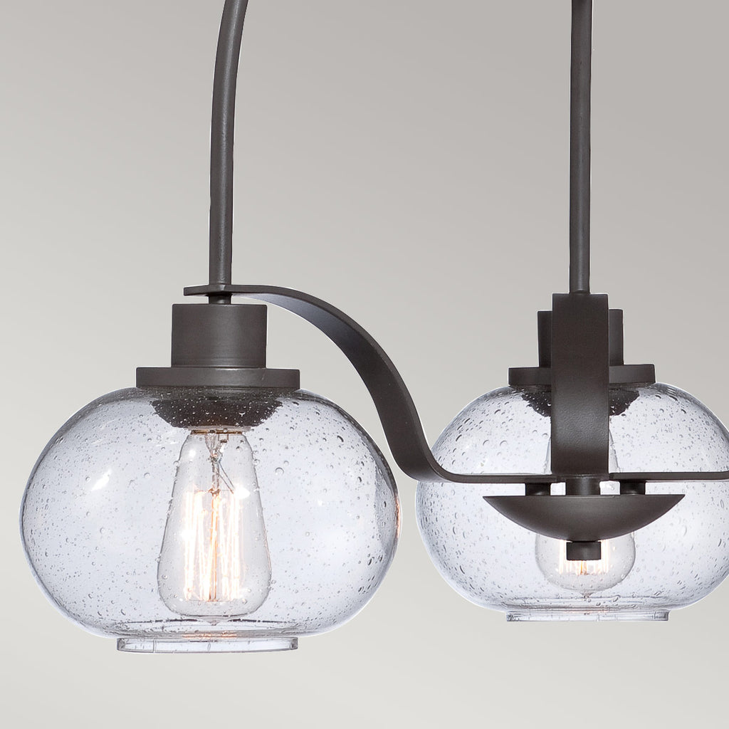 Pendelleuchte Trilogy (bronzefarben) 3x - Elstead Lighting