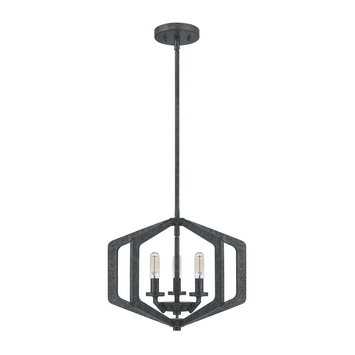 Pendelleuchte Vanguard (schwarz) 3x - Elstead Lighting