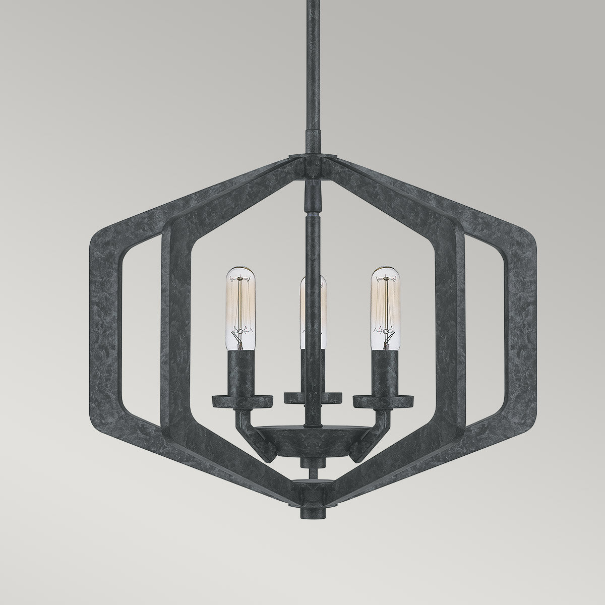 Pendelleuchte Vanguard (schwarz) 3x - Elstead Lighting