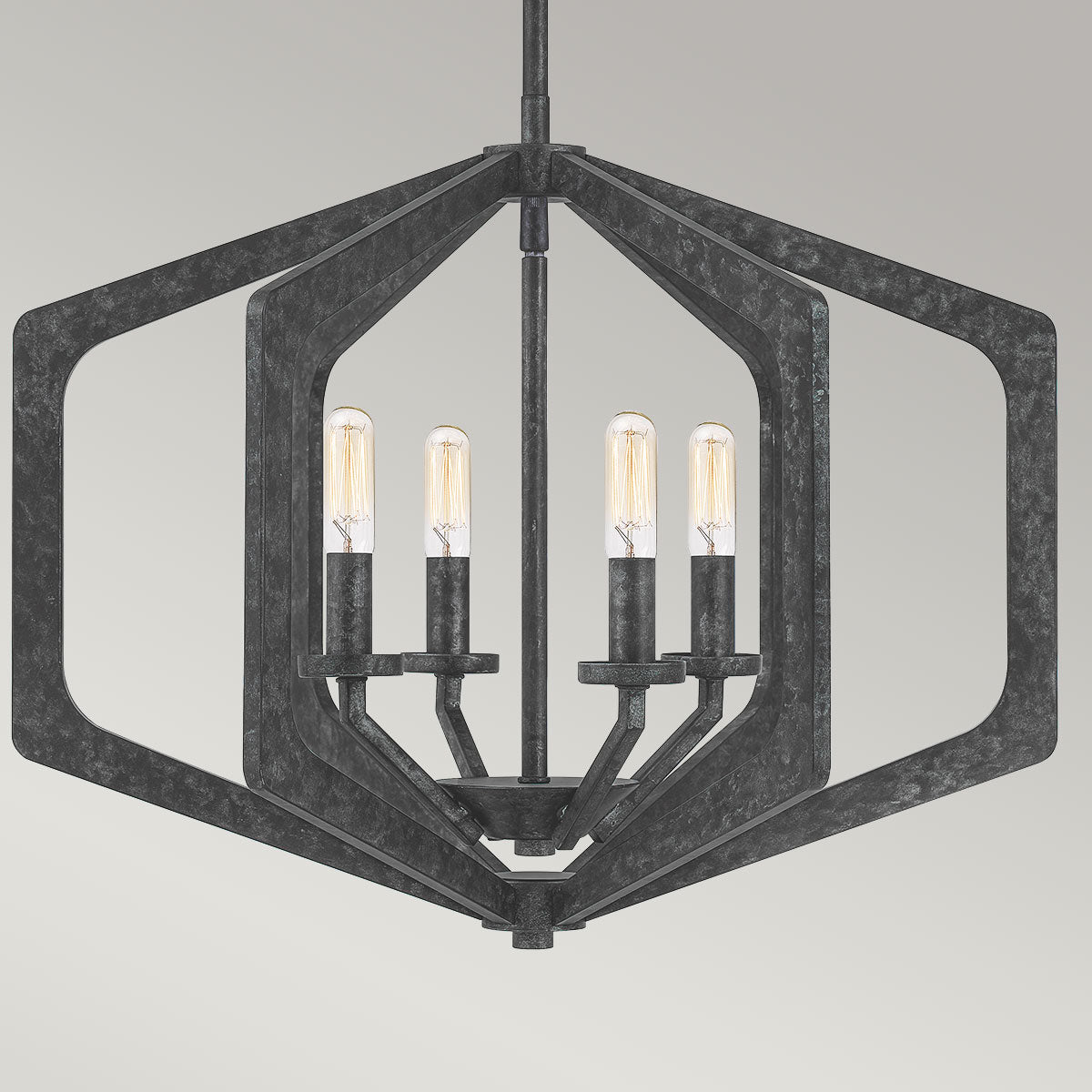 Pendelleuchte Vanguard (schwarz) 4x - Elstead Lighting