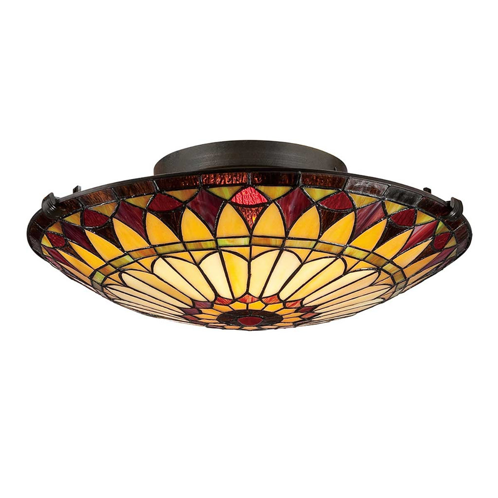 Deckenleuchte West End (bronzefarben) 2x - Elstead Lighting