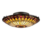 Deckenleuchte West End (bronzefarben) 2x - Elstead Lighting