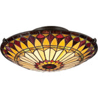 Deckenleuchte West End (bronzefarben) 2x - Elstead Lighting