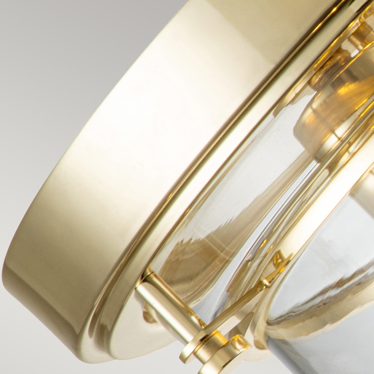 Bad-Deckenleuchte Whistling (messingfarben) 3x - Elstead Lighting