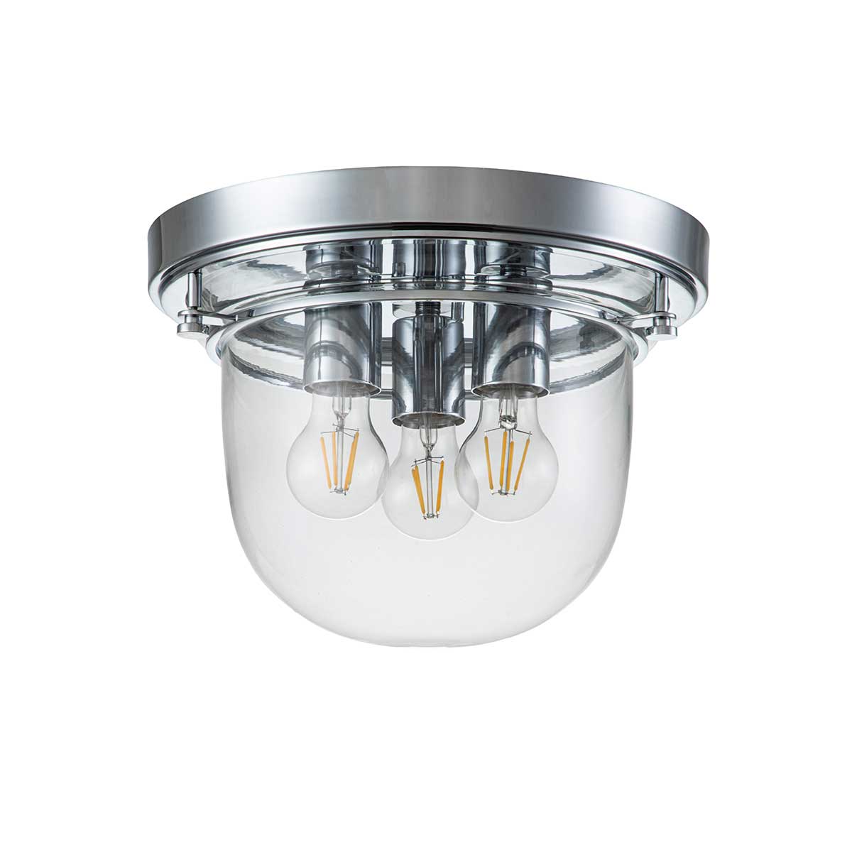 Bad-Deckenleuchte Whistling (verchromt) 3x - Elstead Lighting