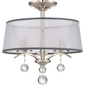 Deckenleuchte Whitney (silberfarben) 3x - Elstead Lighting