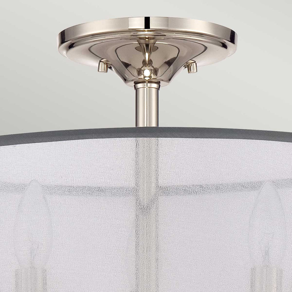 Deckenleuchte Whitney (silberfarben) 3x - Elstead Lighting