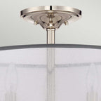 Deckenleuchte Whitney (silberfarben) 3x - Elstead Lighting