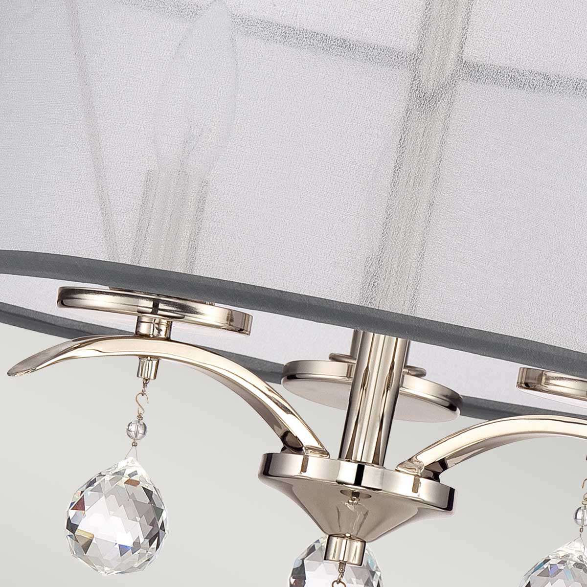 Deckenleuchte Whitney (silberfarben) 3x - Elstead Lighting