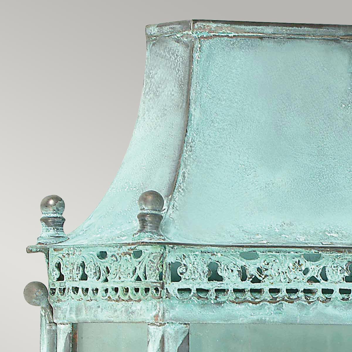 Außen-Wandleuchte Regents Park (antik wirkende Grünspan-Patina auf Metall) 1x - Elstead Lighting