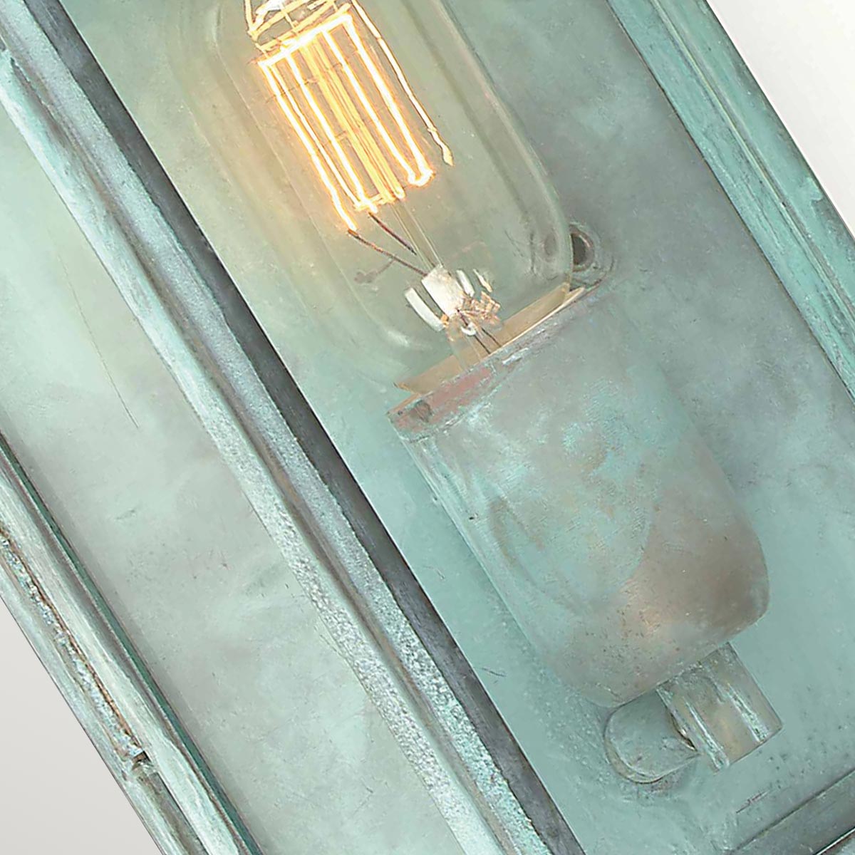 Außen-Wandleuchte Regents Park (antik wirkende Grünspan-Patina auf Metall) 1x - Elstead Lighting